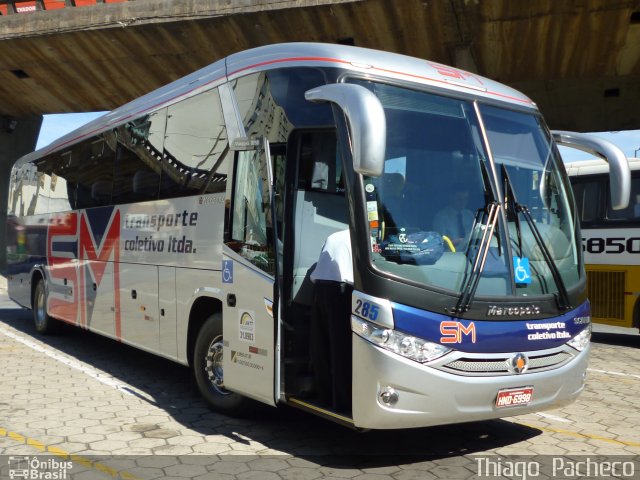 Transporte Coletivo Santa Maria 285 na cidade de Belo Horizonte, Minas Gerais, Brasil, por Thiago  Pacheco. Número da foto: #1322409.