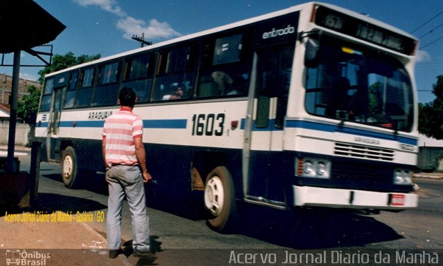 Rápido Araguaia 1603-1 na cidade de Goiânia, Goiás, Brasil, por Carlos Júnior. Número da foto: #1324973.