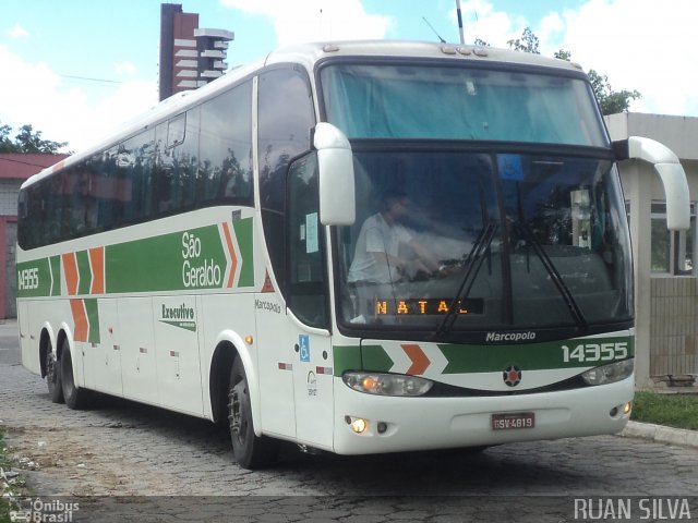 Cia. São Geraldo de Viação 14355 na cidade de Campina Grande, Paraíba, Brasil, por Ruan Silva. Número da foto: #1323648.