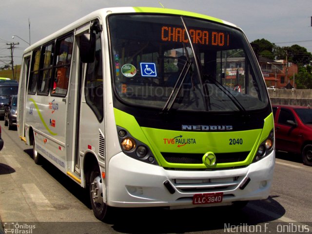 TVG Paulista - Transportadora Vargem Grande Paulista 2040 na cidade de Vargem Grande Paulista, São Paulo, Brasil, por Nerilton F.  ônibus. ID da foto: 1324338.