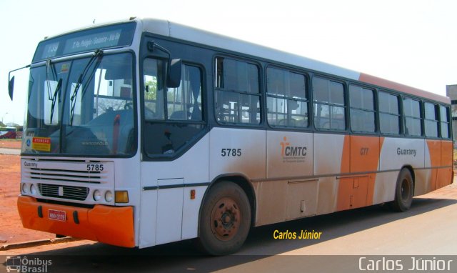 Guarany Transportes e Turismo 5785 na cidade de Goiânia, Goiás, Brasil, por Carlos Júnior. ID da foto: 1324968.