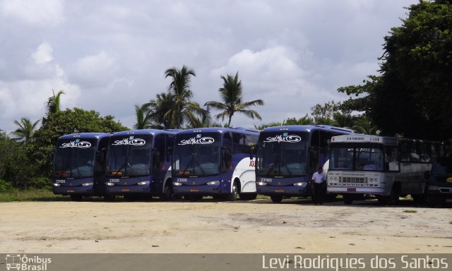 Viação Águia Branca 23480 na cidade de Porto Seguro, Bahia, Brasil, por Levi Rodrigues dos Santos. ID da foto: 1323692.