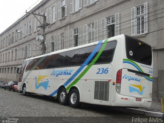 Transporte Argenta - Argentur 236 na cidade de Pelotas, Rio Grande do Sul, Brasil, por Felipe Alves. Número da foto: #1324143.