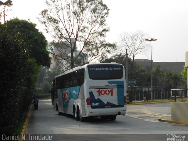 Auto Viação 1001 2612 na cidade de São Paulo, São Paulo, Brasil, por Daniel Nascimento  Trindade. ID da foto: 1324693.