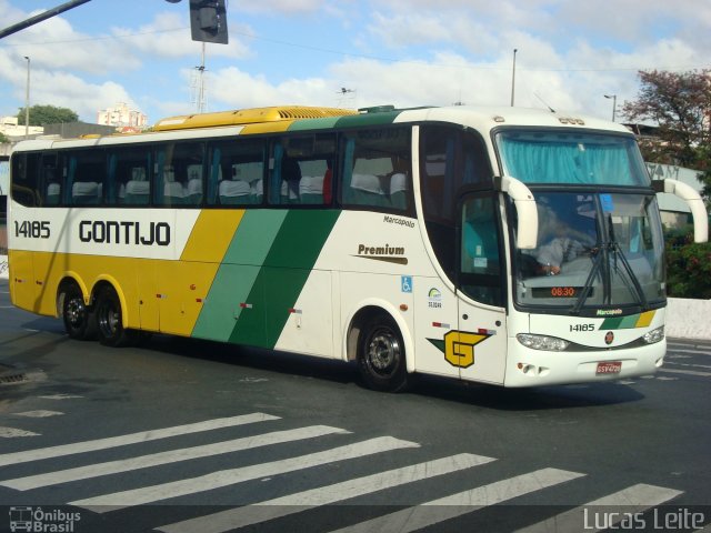 Empresa Gontijo de Transportes 14185 na cidade de Belo Horizonte, Minas Gerais, Brasil, por Lucas Leite. Número da foto: #1326204.