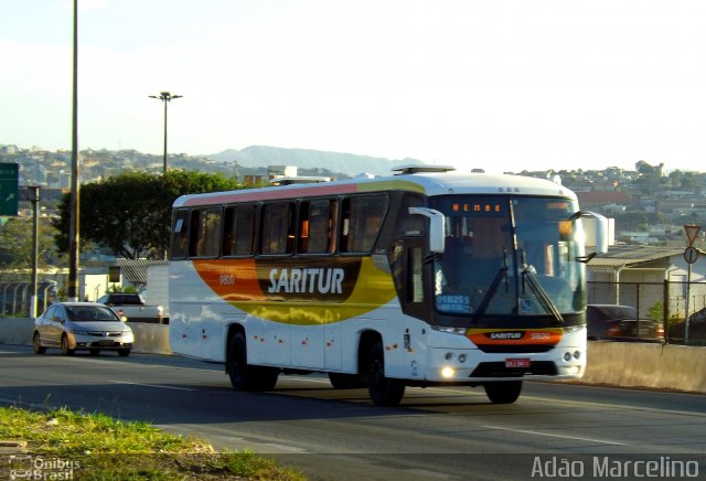 Saritur - Santa Rita Transporte Urbano e Rodoviário 9800 na cidade de Belo Horizonte, Minas Gerais, Brasil, por Adão Raimundo Marcelino. Número da foto: #1326659.