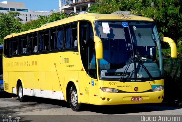 Viação Itapemirim 8539 na cidade de São Paulo, São Paulo, Brasil, por Diogo Amorim. Número da foto: #1325558.