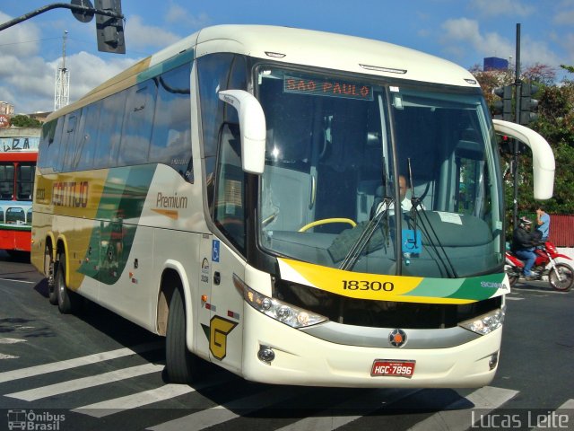 Empresa Gontijo de Transportes 18300 na cidade de Belo Horizonte, Minas Gerais, Brasil, por Lucas Leite. Número da foto: #1326213.