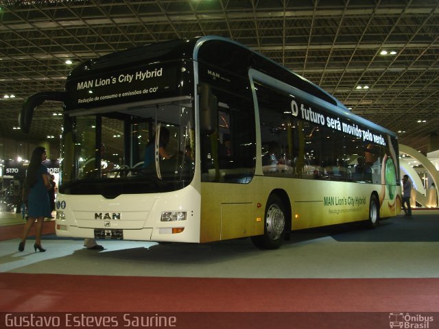 Volkswagen Ônibus e Caminhões - MAN Latin America LIONS CITY HIBRID na cidade de Rio de Janeiro, Rio de Janeiro, Brasil, por Gustavo Esteves Saurine. Número da foto: #1328542.