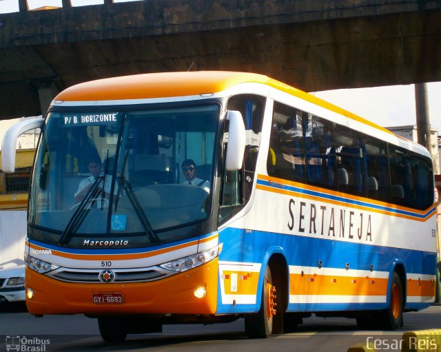 Viação Sertaneja 510 na cidade de Belo Horizonte, Minas Gerais, Brasil, por César Ônibus. Número da foto: #1327667.