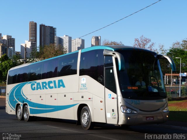 Viação Garcia 7162 na cidade de Ribeirão Preto, São Paulo, Brasil, por Fernando Reis. ID da foto: 1327086.