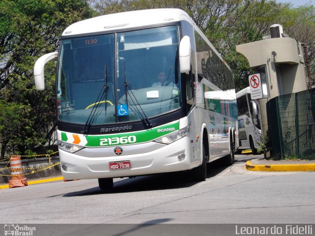 Cia. São Geraldo de Viação 21360 na cidade de São Paulo, São Paulo, Brasil, por Leonardo Fidelli. ID da foto: 1328586.