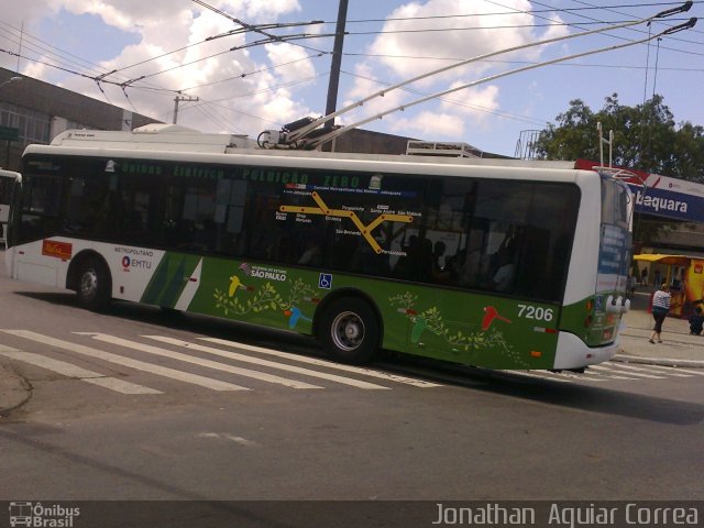 Metra - Sistema Metropolitano de Transporte 7206 na cidade de São Paulo, São Paulo, Brasil, por Jonathan  Aguiar Correa. Número da foto: #1328592.