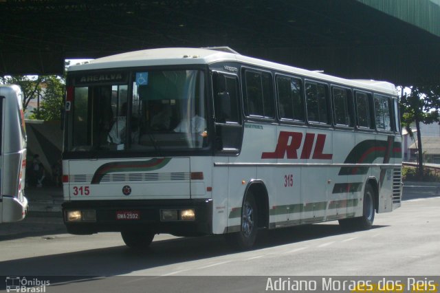 RIL - Rodoviário Ibitinguense Ltda. 315 na cidade de Bauru, São Paulo, Brasil, por Adriano Moraes dos Reis. ID da foto: 1331157.