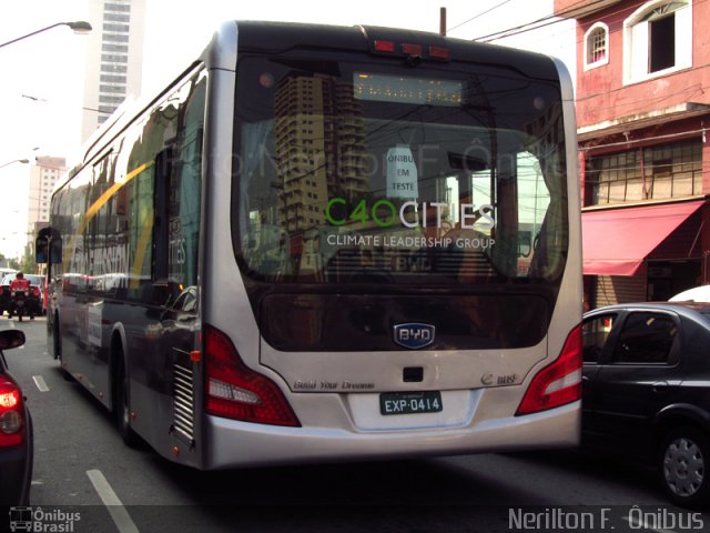 Himalaia Transportes > Ambiental Transportes Urbanos BYD BUILD YOUR DREAMS na cidade de São Paulo, São Paulo, Brasil, por Nerilton F.  ônibus. Número da foto: #1330695.
