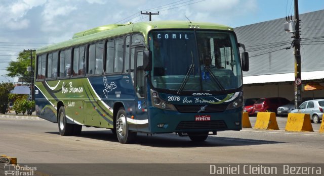 Asa Branca Turismo 2078 na cidade de Recife, Pernambuco, Brasil, por Daniel Cleiton  Bezerra. Número da foto: #1329658.