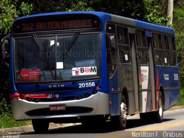 Auto Viação Urubupungá 20.556 na cidade de Santana de Parnaíba, São Paulo, Brasil, por Nerilton F.  ônibus. ID da foto: 1330980.