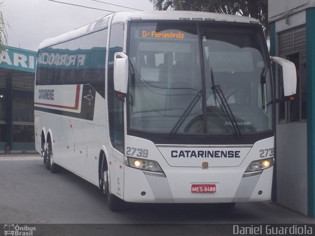 Auto Viação Catarinense 2739 na cidade de Balneário Camboriú, Santa Catarina, Brasil, por Daniel Guardiola. ID da foto: 1330894.