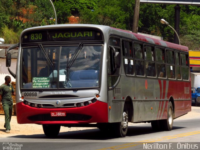 Auto Viação Urubupungá 00868 na cidade de Santana de Parnaíba, São Paulo, Brasil, por Nerilton F.  ônibus. ID da foto: 1331026.