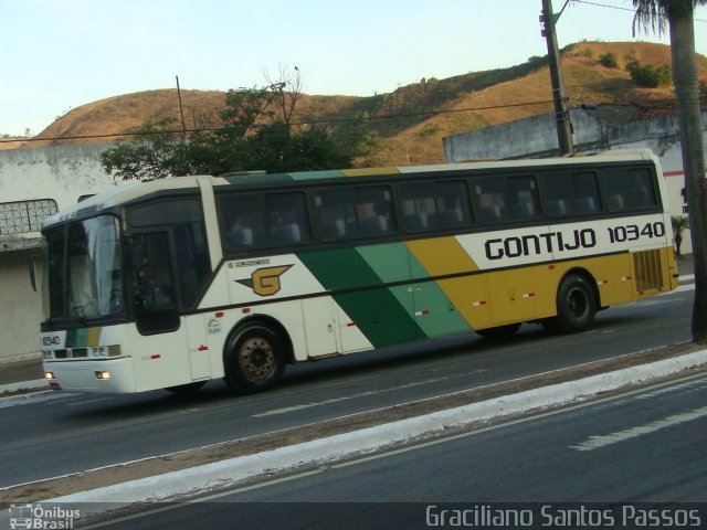 Empresa Gontijo de Transportes 10340 na cidade de Coronel Fabriciano, Minas Gerais, Brasil, por Graciliano Santos Passos. ID da foto: 1332814.