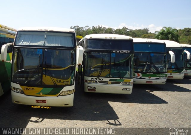 Empresa Gontijo de Transportes 11550 na cidade de Belo Horizonte, Minas Gerais, Brasil, por Wagner Gontijo Várzea da Palma-mg. Número da foto: #1331551.