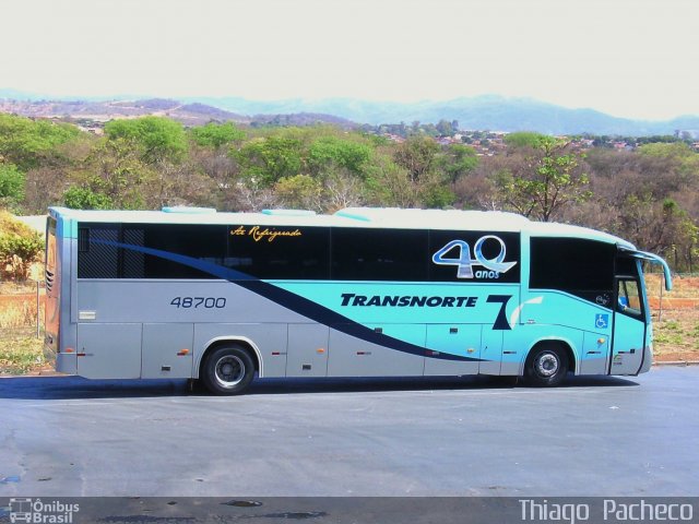 Transnorte - Transporte e Turismo Norte de Minas 48700 na cidade de Montes Claros, Minas Gerais, Brasil, por Thiago  Pacheco. Número da foto: #1331742.