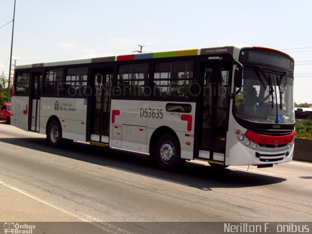 Transportes Campo Grande D53635 na cidade de São Paulo, São Paulo, Brasil, por Nerilton F.  ônibus. Número da foto: #1332645.