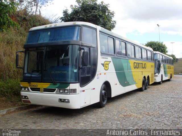 Empresa Gontijo de Transportes 11060 na cidade de João Monlevade, Minas Gerais, Brasil, por Antonio Carlos Fernandes. Número da foto: #1331614.