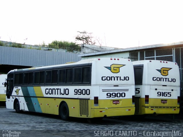 Empresa Gontijo de Transportes 9900 na cidade de Contagem, Minas Gerais, Brasil, por Sérgio Augusto Braga Canuto. ID da foto: 1379634.