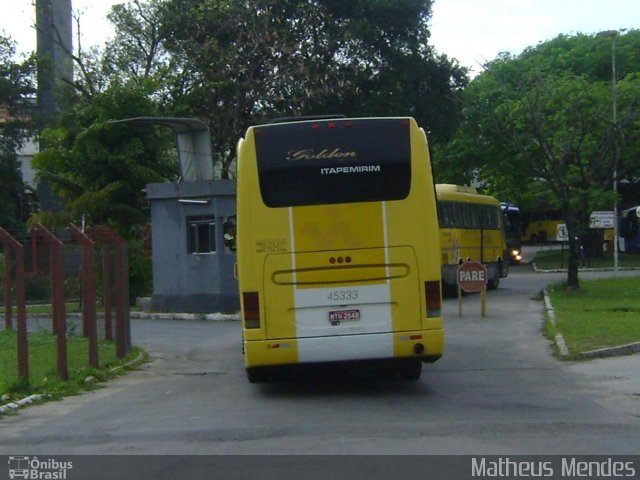 Viação Itapemirim 45333 na cidade de Vitória, Espírito Santo, Brasil, por Matheus Mendes. Número da foto: #1378293.
