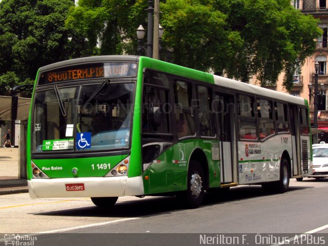 Viação Santa Brígida 1 1491 na cidade de São Paulo, São Paulo, Brasil, por Nerilton F.  ônibus. ID da foto: 1377963.