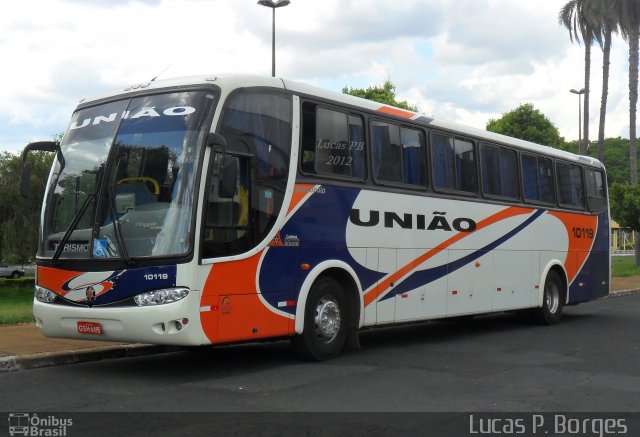 Expresso União 10119 na cidade de Araxá, Minas Gerais, Brasil, por Lucas Borges . Número da foto: #1397707.