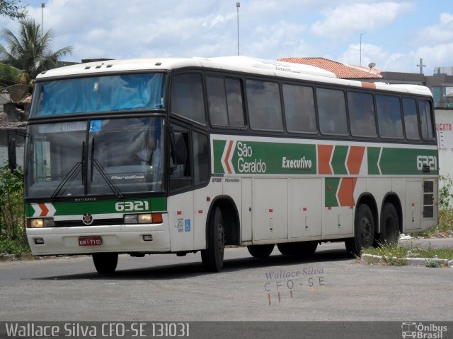 Cia. São Geraldo de Viação 6321 na cidade de Itabaiana, Sergipe, Brasil, por Wallace Silva. Número da foto: #1397626.