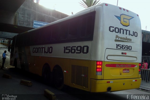 Empresa Gontijo de Transportes 15690 na cidade de Belo Horizonte, Minas Gerais, Brasil, por Fabri Ferreira. Número da foto: #1397924.