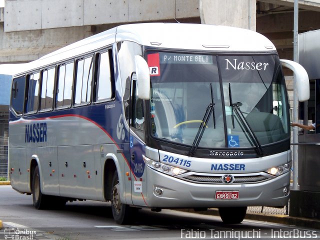 Viação Nasser 204115 na cidade de Campinas, São Paulo, Brasil, por Fábio Takahashi Tanniguchi. Número da foto: #1397736.