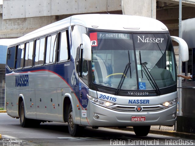 Viação Nasser 204115 na cidade de Campinas, São Paulo, Brasil, por Fábio Takahashi Tanniguchi. ID da foto: 1397736.