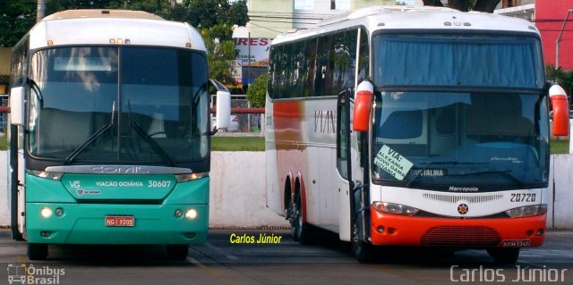 Viação Goiânia 30607 na cidade de Goiânia, Goiás, Brasil, por Carlos Júnior. ID da foto: 1396557.