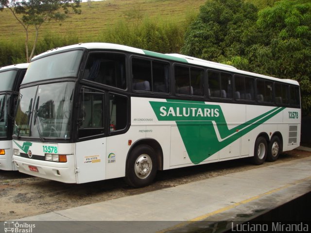 Viação Salutaris e Turismo 13578 na cidade de Ponte Nova, Minas Gerais, Brasil, por Luciano Miranda. Número da foto: #1397382.