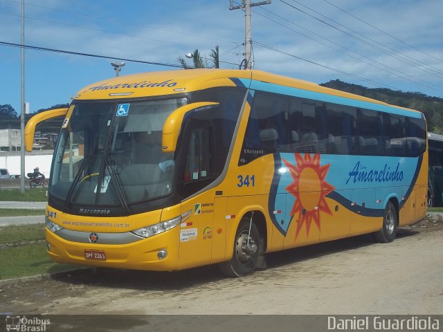 Expresso Amarelinho 341 na cidade de Balneário Camboriú, Santa Catarina, Brasil, por Daniel Guardiola. Número da foto: #1397265.