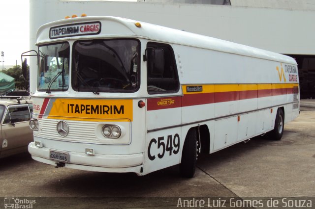 Viação Itapemirim C549 na cidade de São Paulo, São Paulo, Brasil, por André Luiz Gomes de Souza. Número da foto: #1399520.