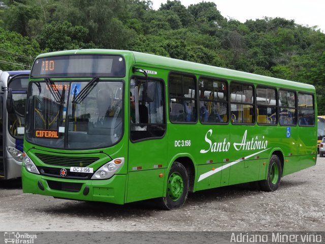Transportes Santo Antônio DC 3.156 na cidade de Duque de Caxias, Rio de Janeiro, Brasil, por Adriano Minervino. Número da foto: #1400317.