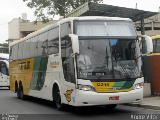 Empresa Gontijo de Transportes 12245 na cidade de Rio de Janeiro, Rio de Janeiro, Brasil, por André Vitor  Silva dos Santos. Número da foto: #1400830.