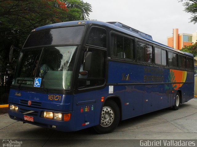 Nacional Expresso 16101 na cidade de São Paulo, São Paulo, Brasil, por Gabriel Valladares. Número da foto: #1399274.