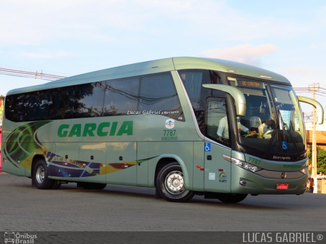 Viação Garcia 7787 na cidade de Imbaú, Paraná, Brasil, por Lucas Gabriel. Número da foto: #1400916.
