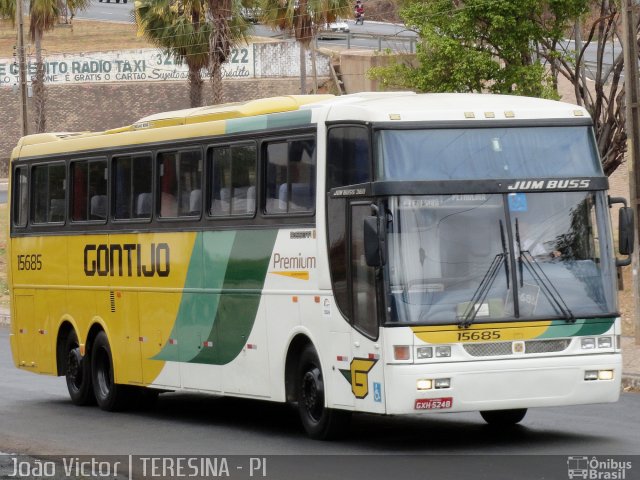 Empresa Gontijo de Transportes 15685 na cidade de Teresina, Piauí, Brasil, por João Victor. Número da foto: #1402838.