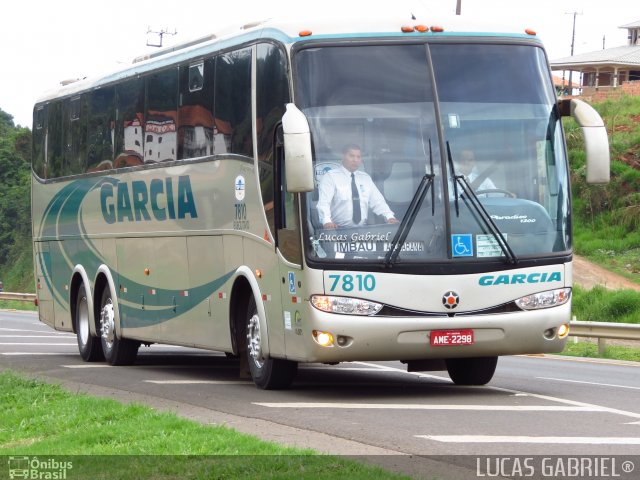 Viação Garcia 7810 na cidade de Imbaú, Paraná, Brasil, por Lucas Gabriel. Número da foto: #1400937.