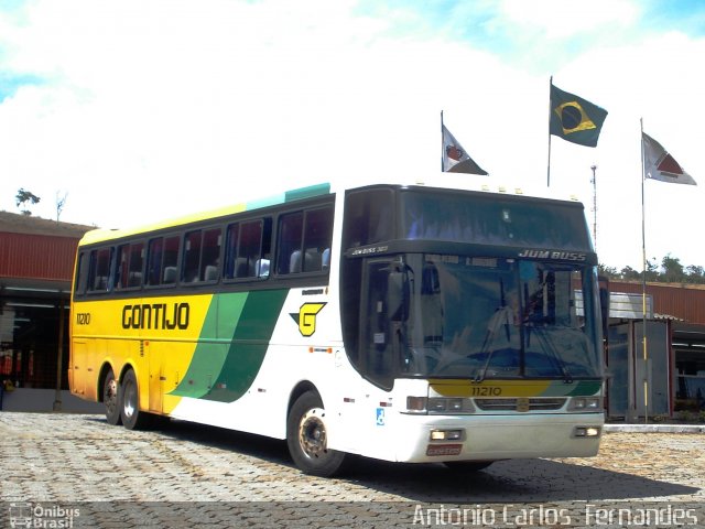 Empresa Gontijo de Transportes 11210 na cidade de João Monlevade, Minas Gerais, Brasil, por Antonio Carlos Fernandes. ID da foto: 1401177.