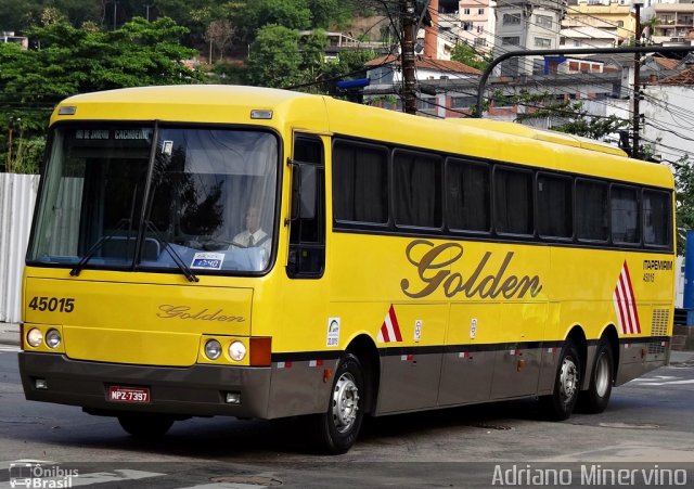 Viação Itapemirim 45015 na cidade de Rio de Janeiro, Rio de Janeiro, Brasil, por Adriano Minervino. ID da foto: 1404579.