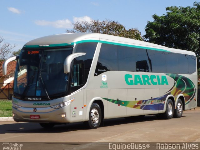 Viação Garcia 7866 na cidade de Maringá, Paraná, Brasil, por Robson Alves. Número da foto: #1405328.