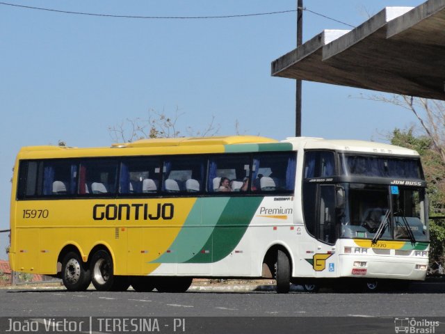 Empresa Gontijo de Transportes 15970 na cidade de Teresina, Piauí, Brasil, por João Victor. ID da foto: 1405334.